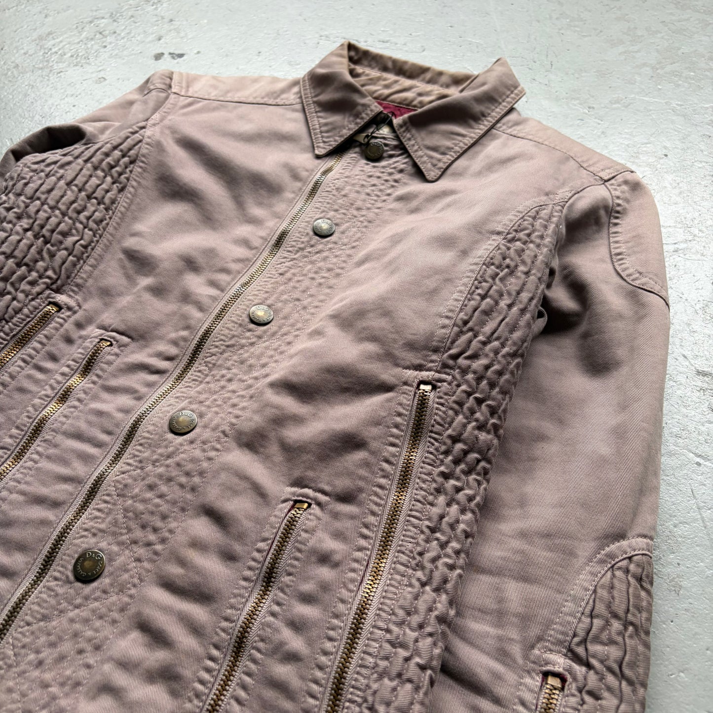 Dolce and Gabbana AW03 Multi Zip Jacket (M)