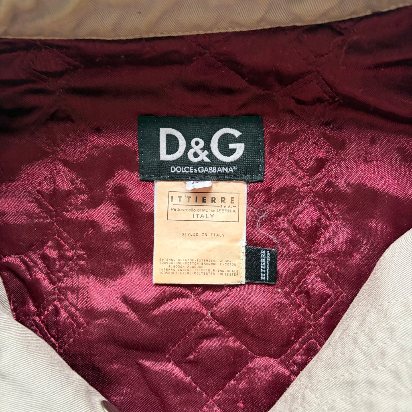 Dolce and Gabbana AW03 Multi Zip Jacket (M)