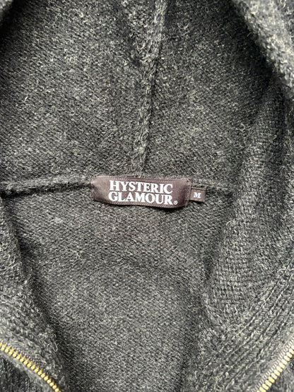 Hysteric Glamour Black Wool Zip Up (M)