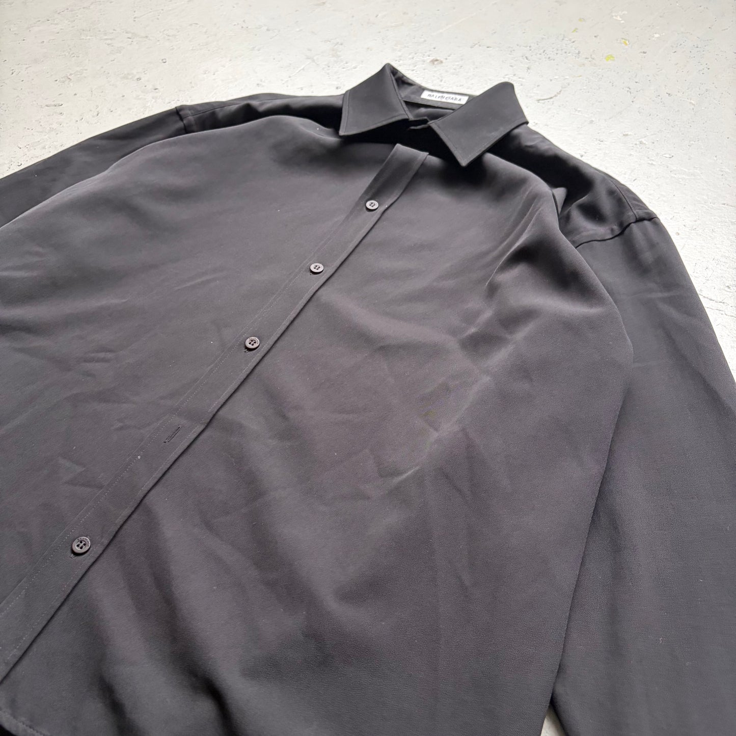 Balencaiga Black Button Up (36)