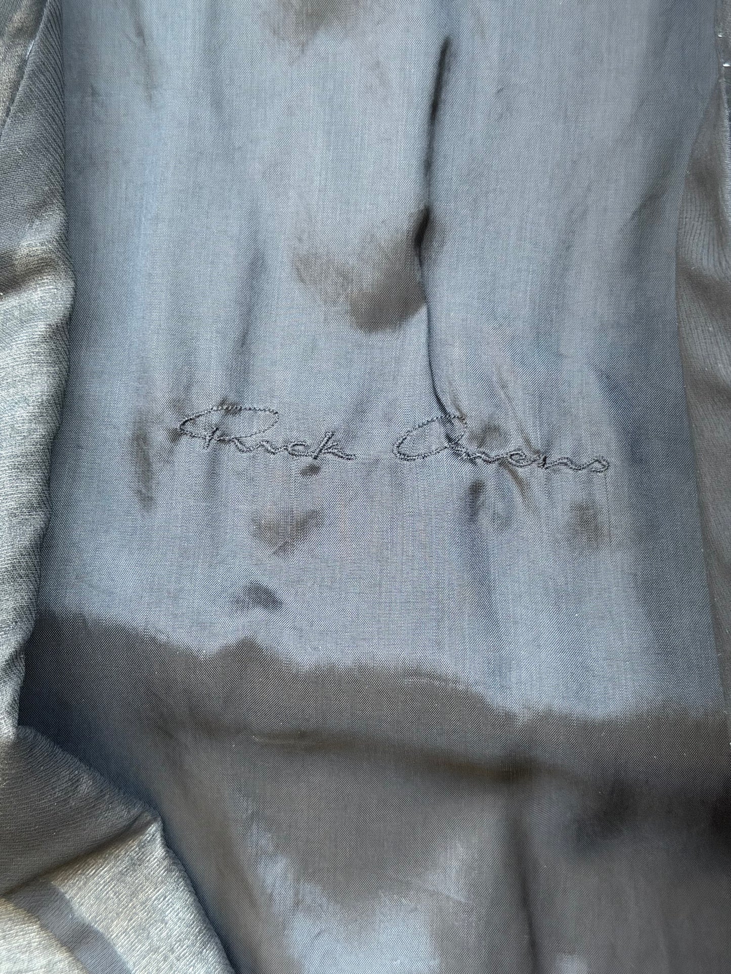 Rick Owens Runway Sample S/S 22 “FOGACHINE” Jumbo Tatlin Wool Coat (48)