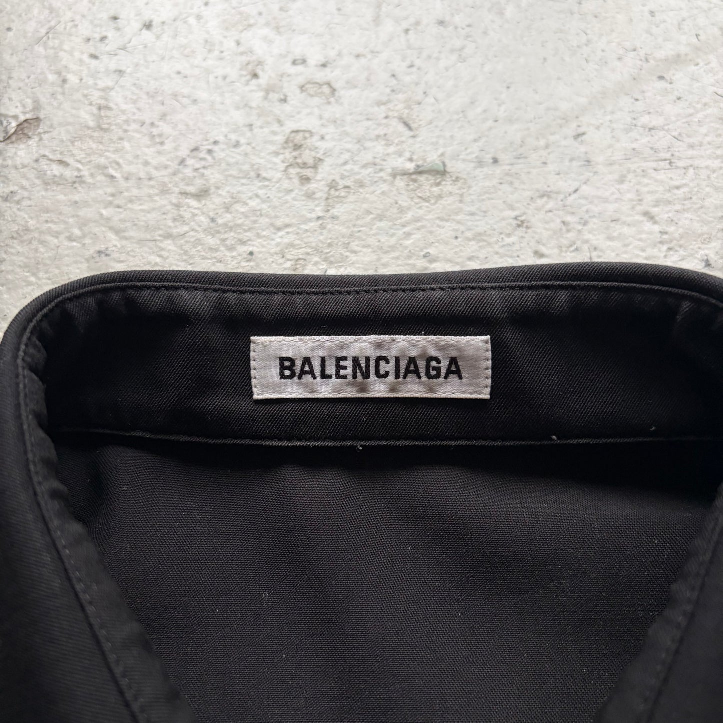 Balencaiga Black Button Up (36)