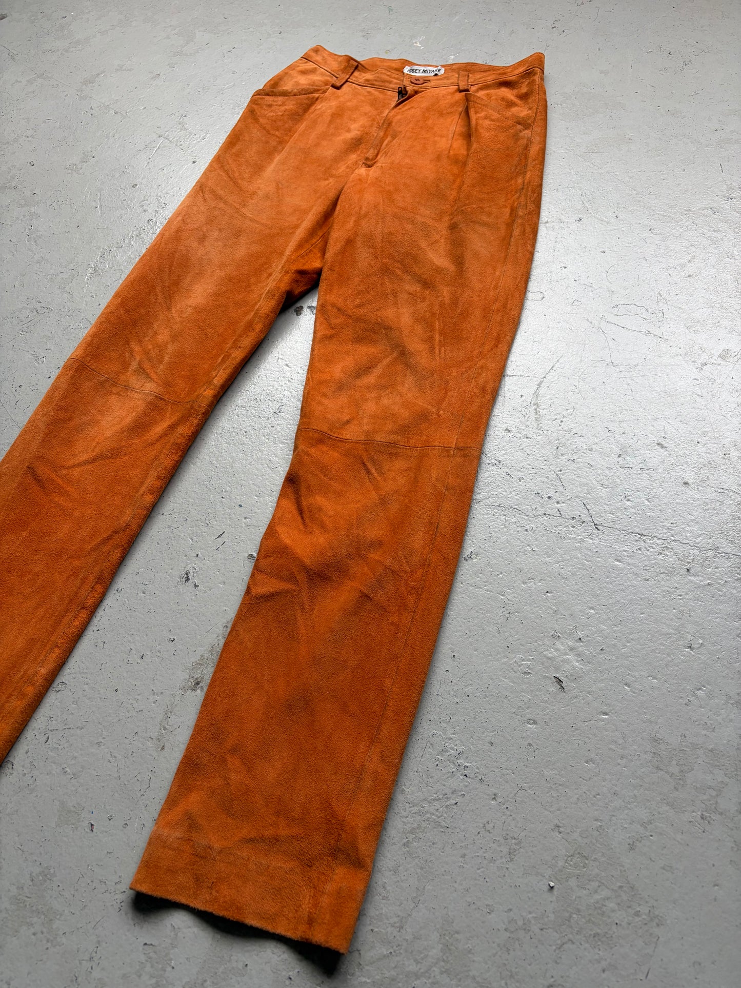 Issey Miyake Orange Suede Bottoms (L)