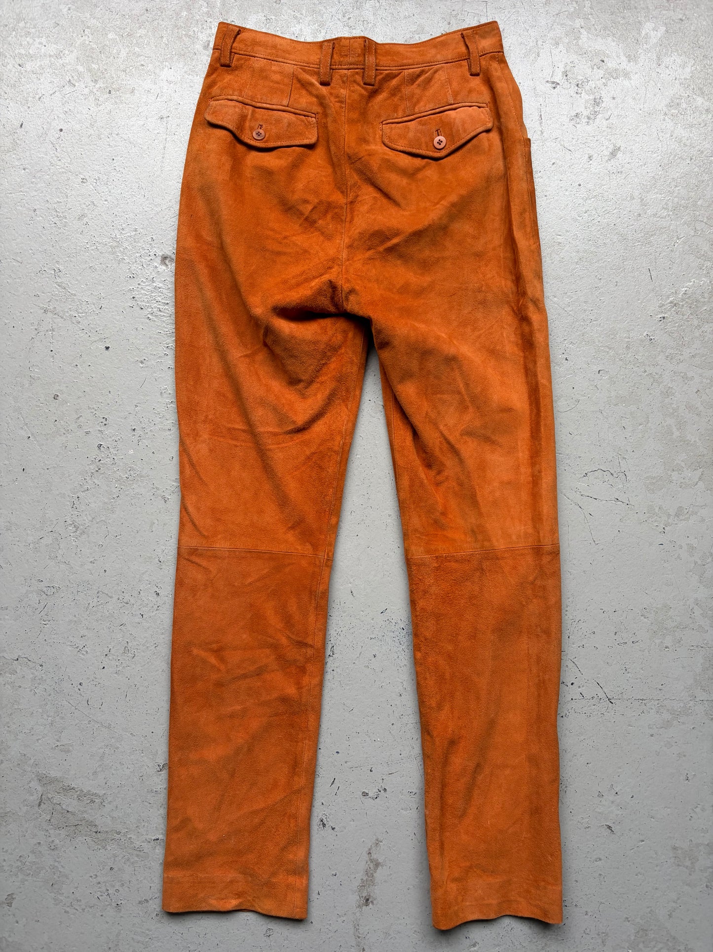 Issey Miyake Orange Suede Bottoms (L)