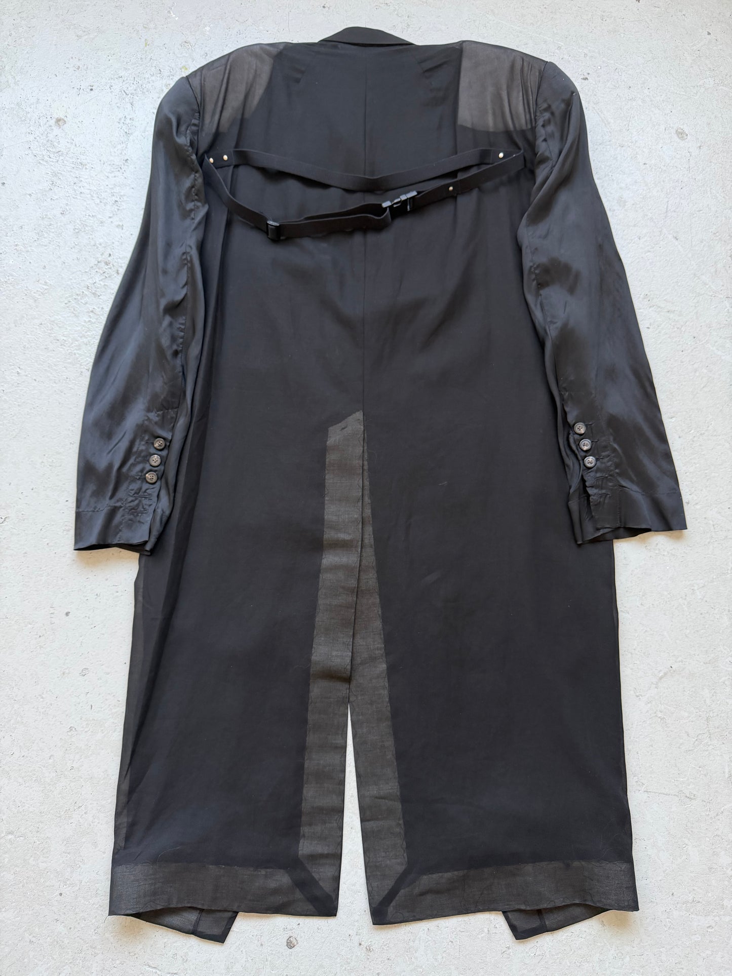 Rick Owens Runway Sample S/S 22 “FOGACHINE” Jumbo Tatlin Wool Coat (48)