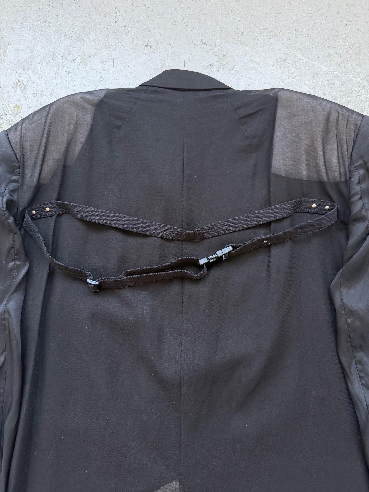 Rick Owens Runway Sample S/S 22 “FOGACHINE” Jumbo Tatlin Wool Coat (48)