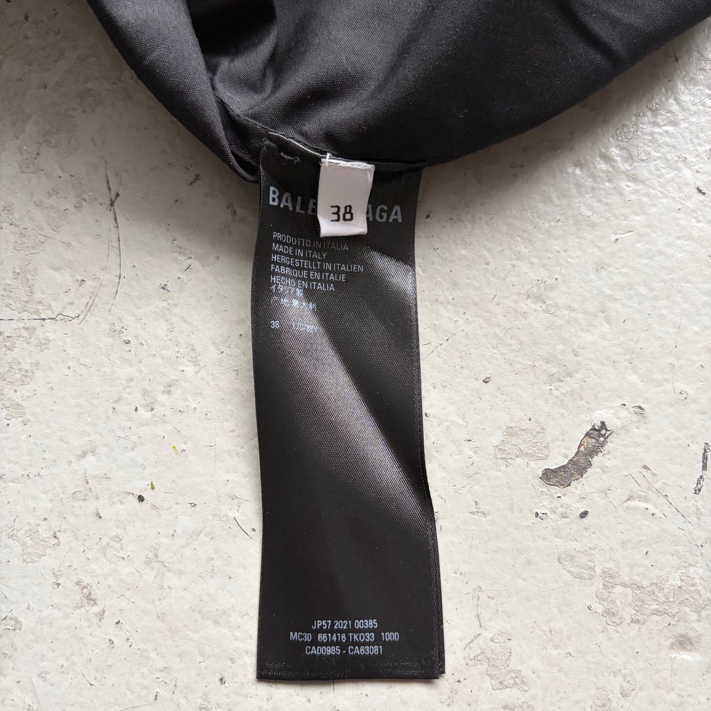 Balenciaga Oversized Black Button Up (38)