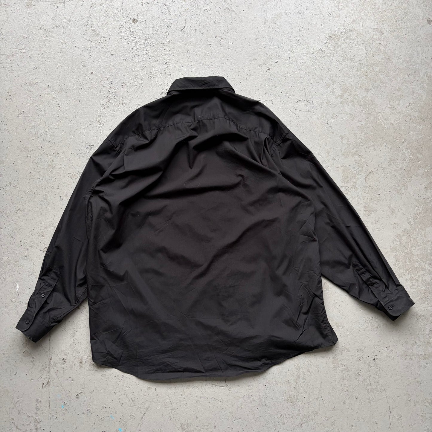 Balenciaga Oversized Black Button Up (38)