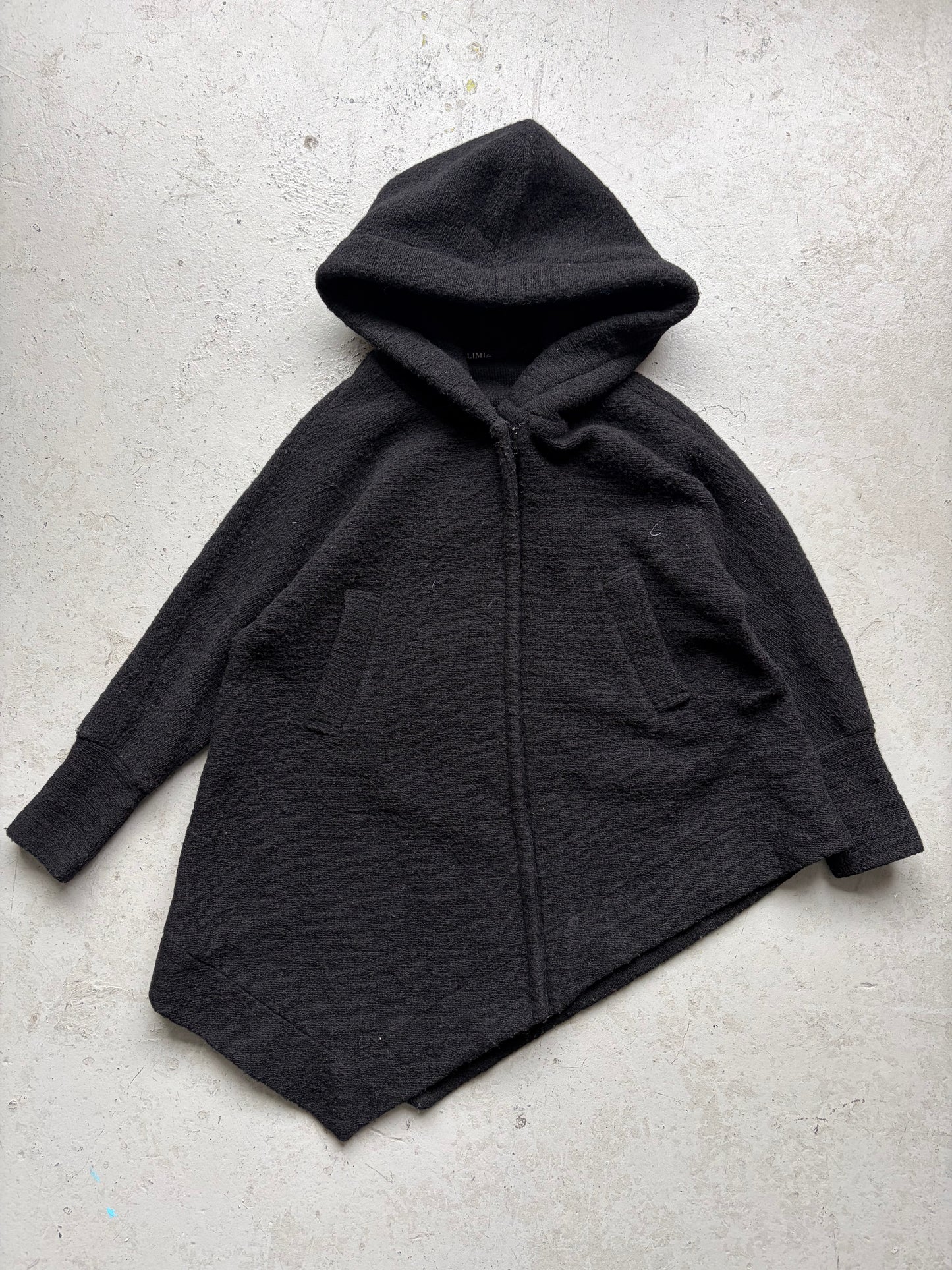 Limi Feu Black Wool Zip Up (S)