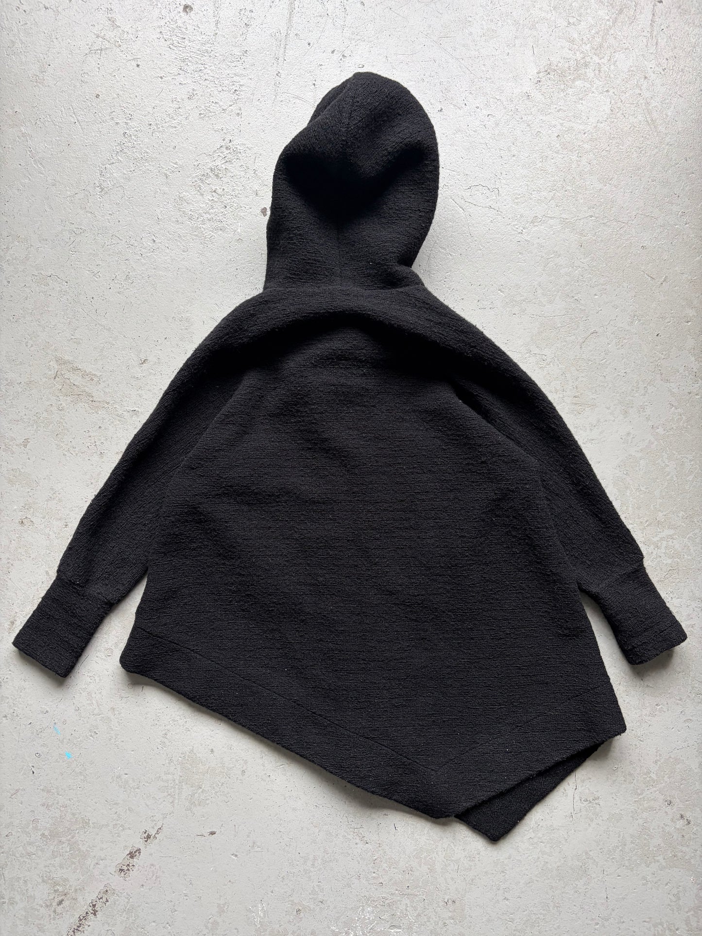 Limi Feu Black Wool Zip Up (S)