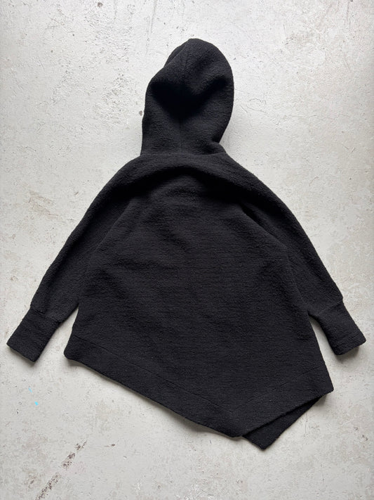 Limi Feu Black Wool Zip Up (S)