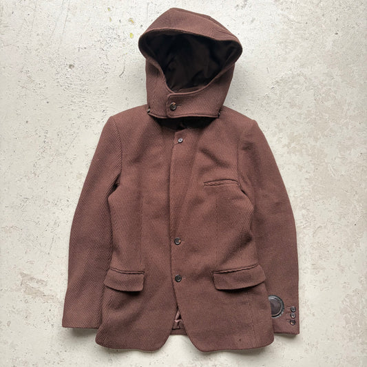 Undercover Detachable Hooded Wool Blazer (3)
