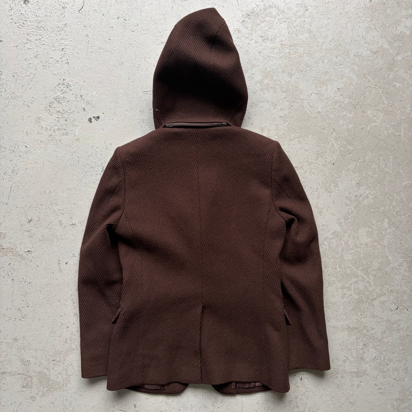 Undercover Detachable Hooded Wool Blazer (3)