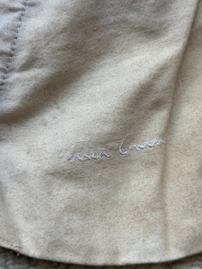 Rick Owens FW08 STAG Black & White Geo Shearling Jacket (S)