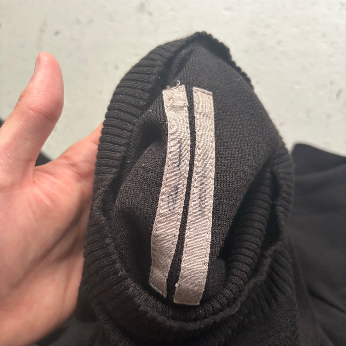 Rick Owens FW14 Moody Black Turtle Neck (M)