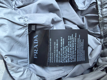 Prada Nylon Grey Cargo Pants (XXL)
