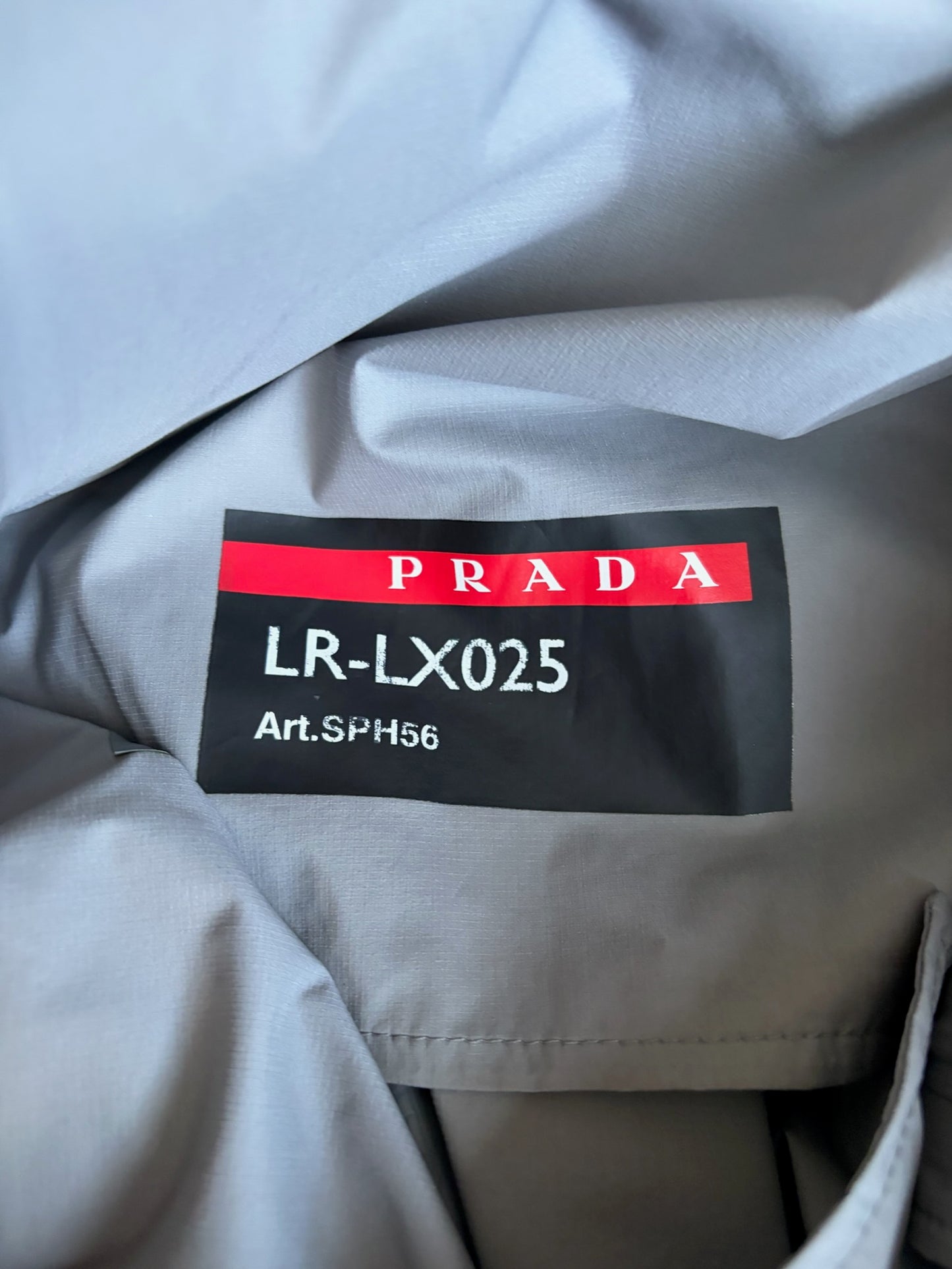 Prada Nylon Grey Cargo Pants (XXL)