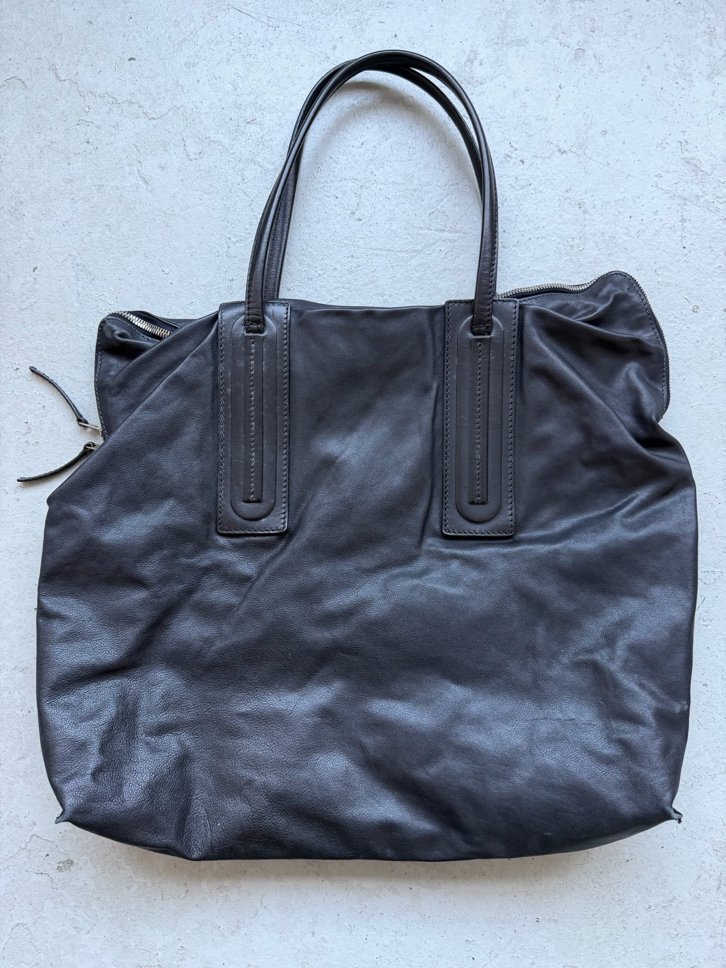 Rick Owens FW15 SPHINX Large Leather Carry-All (OS)