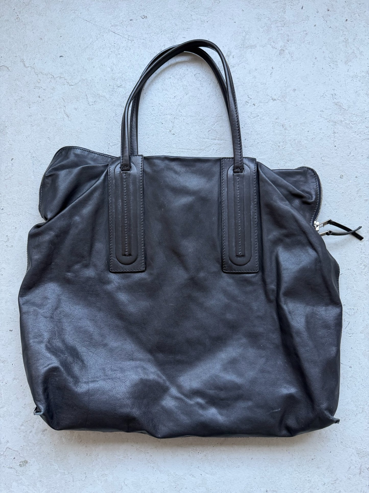Rick Owens FW15 SPHINX Large Leather Carry-All (OS)