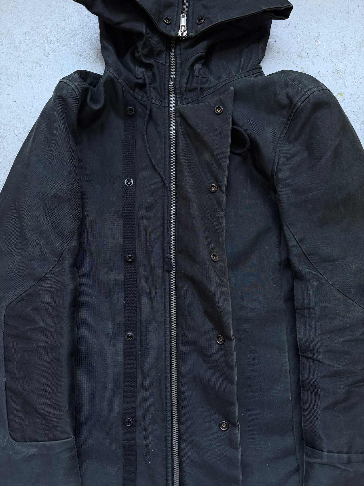 Rick Owens Runway Silk F/W 09 "CRUST" Exploder Jacket (M)
