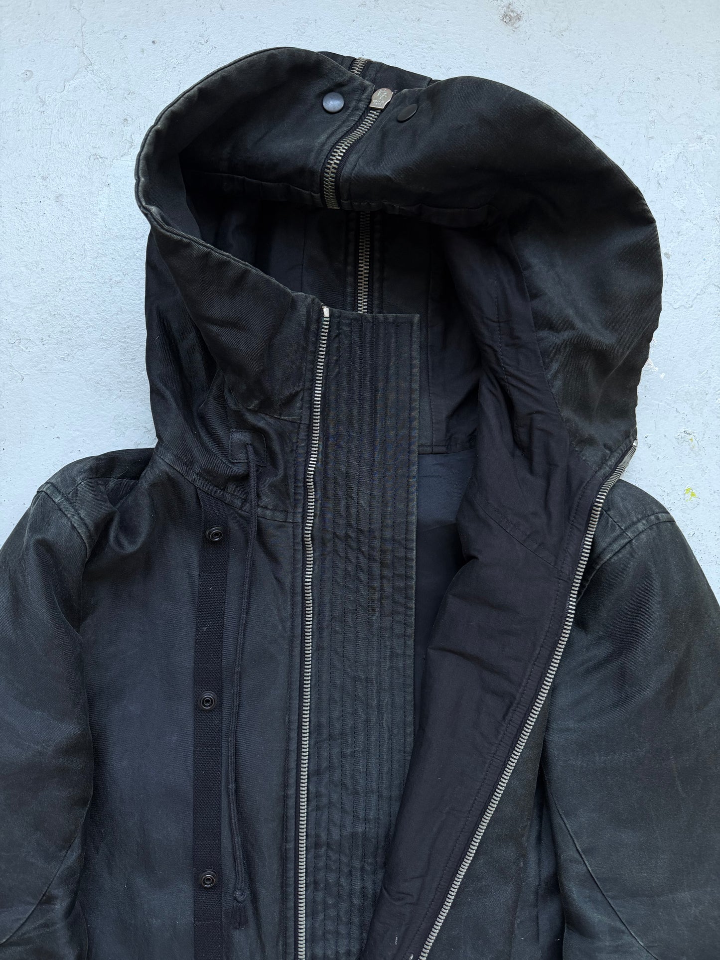 Rick Owens Runway Silk F/W 09 "CRUST" Exploder Jacket (M)