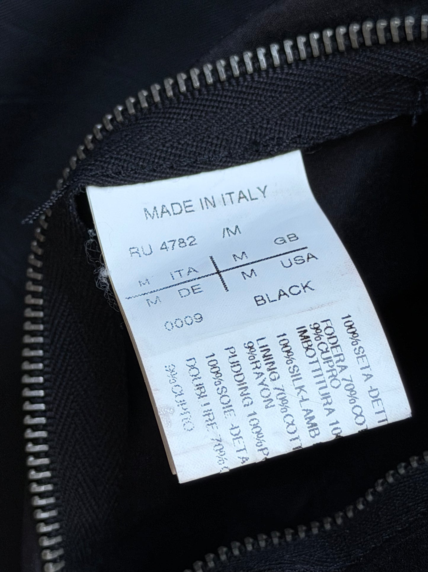 Rick Owens Runway Silk F/W 09 "CRUST" Exploder Jacket (M)