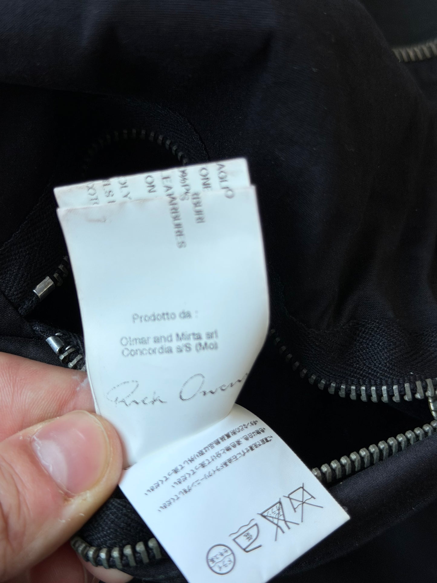Rick Owens Runway Silk F/W 09 "CRUST" Exploder Jacket (M)