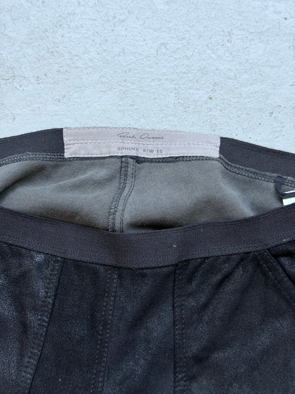 Rick Owens FW15 SPHINX Blistered Lamb Leather Nagakin Leggings (42)