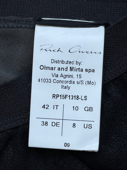 Rick Owens FW15 SPHINX Blistered Lamb Leather Nagakin Leggings (42)