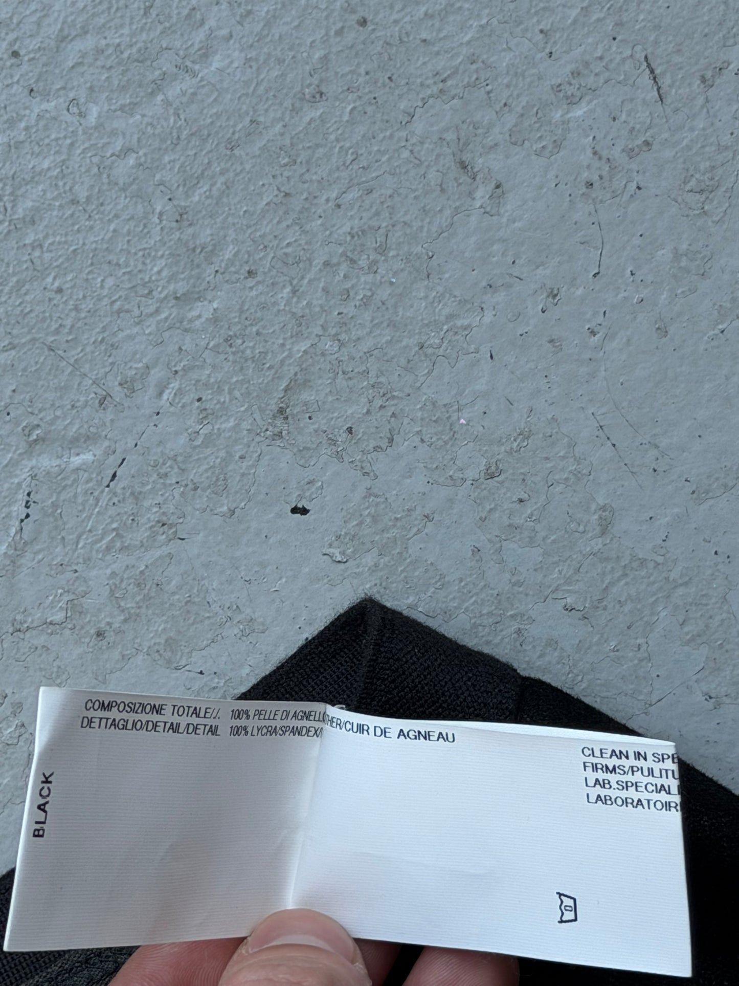 Rick Owens FW15 SPHINX Blistered Lamb Leather Nagakin Leggings (42)