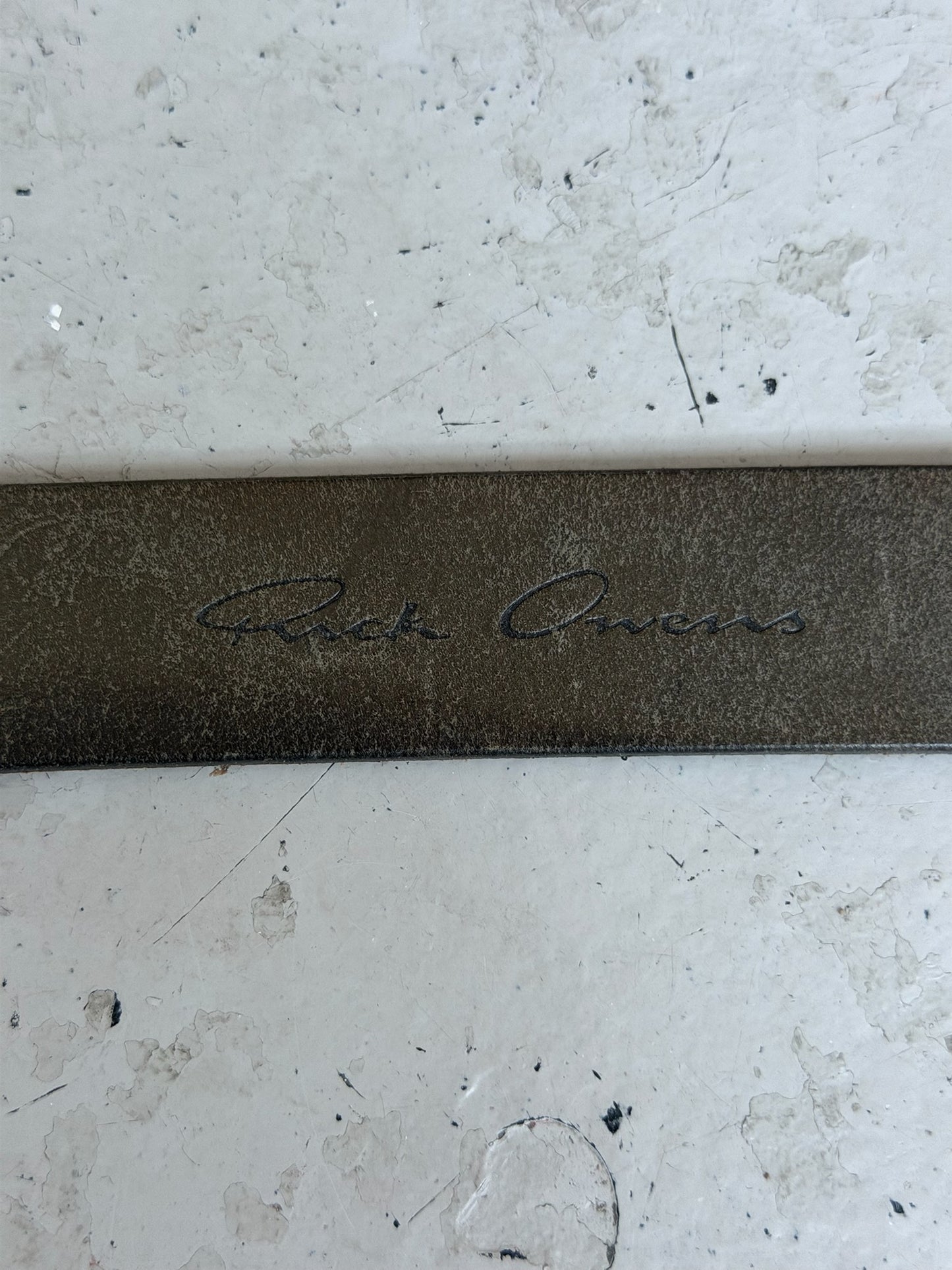 Rick Owens SS12 NASKA Leather Belt (OS)