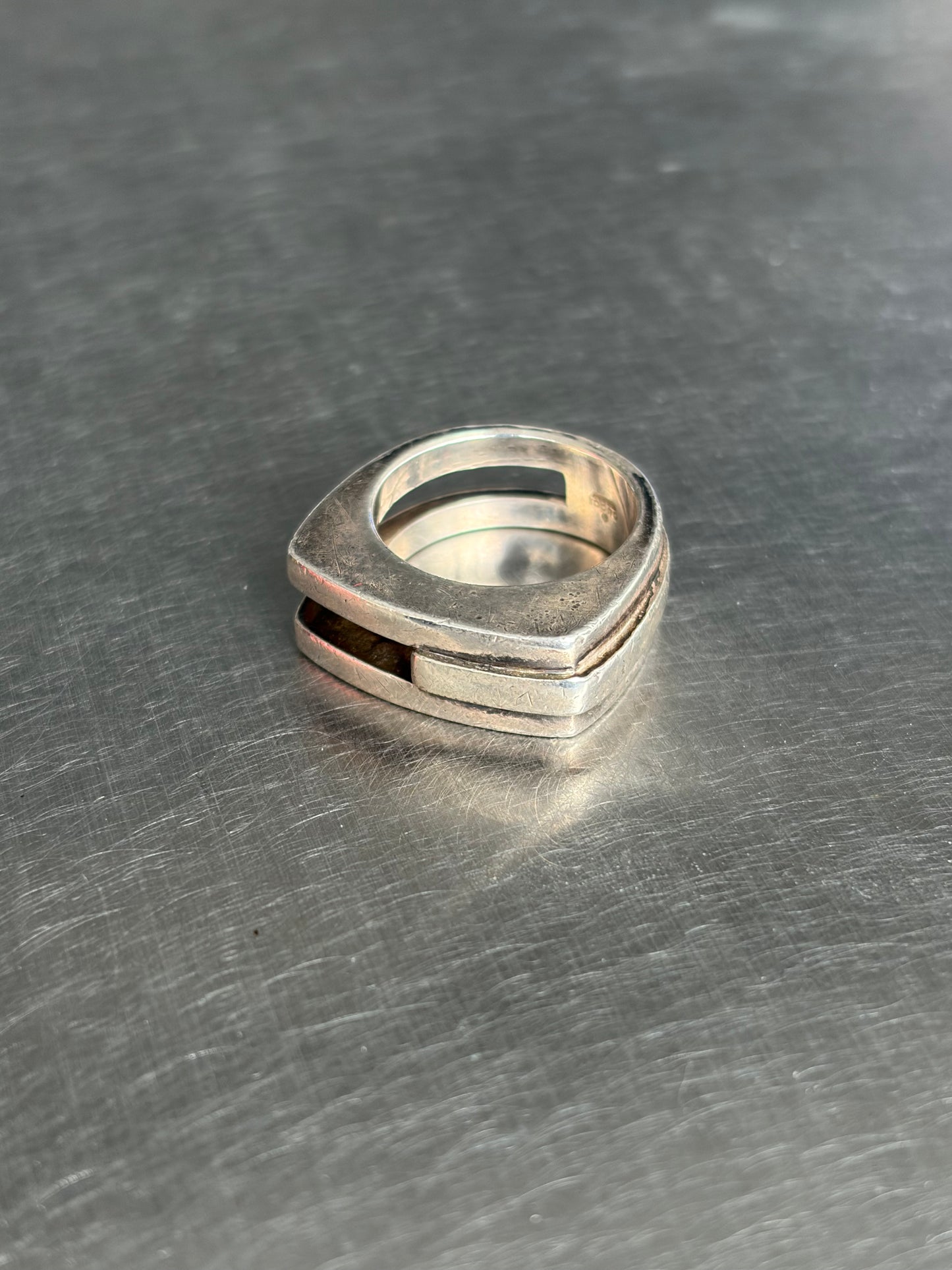 Gucci Modern Silver Ring (OS)