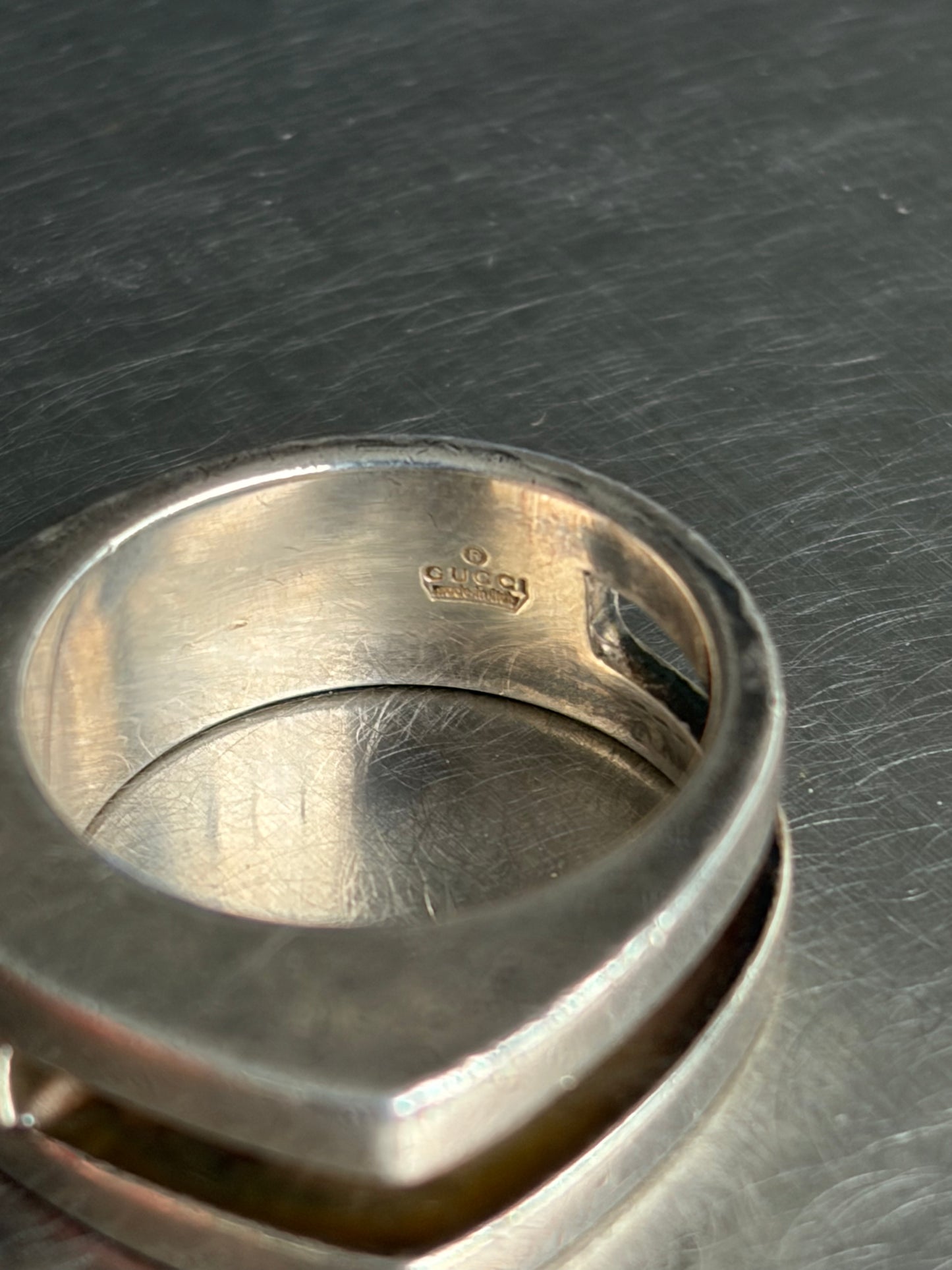 Gucci Modern Silver Ring (OS)