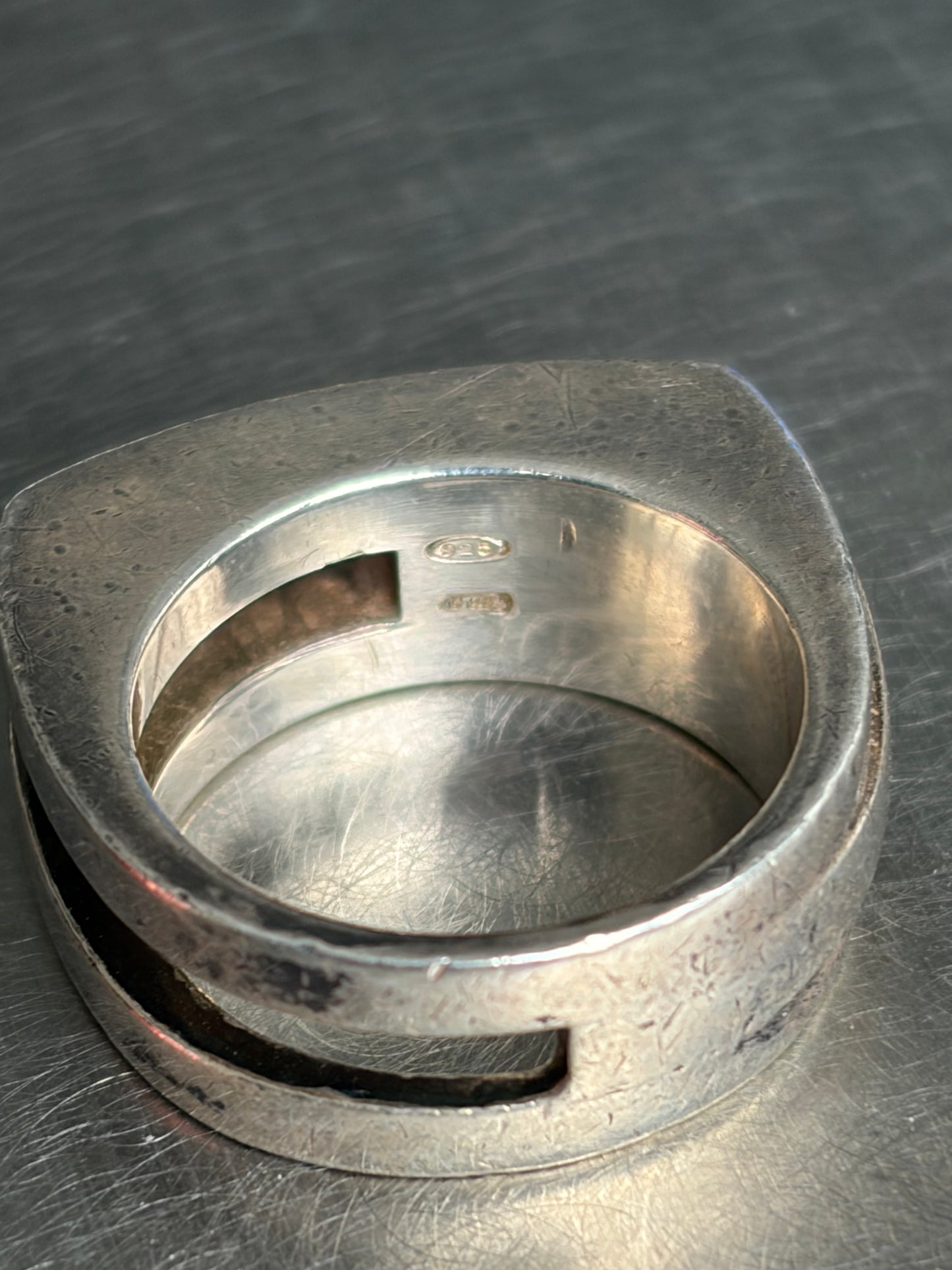 Gucci Modern Silver Ring (OS)
