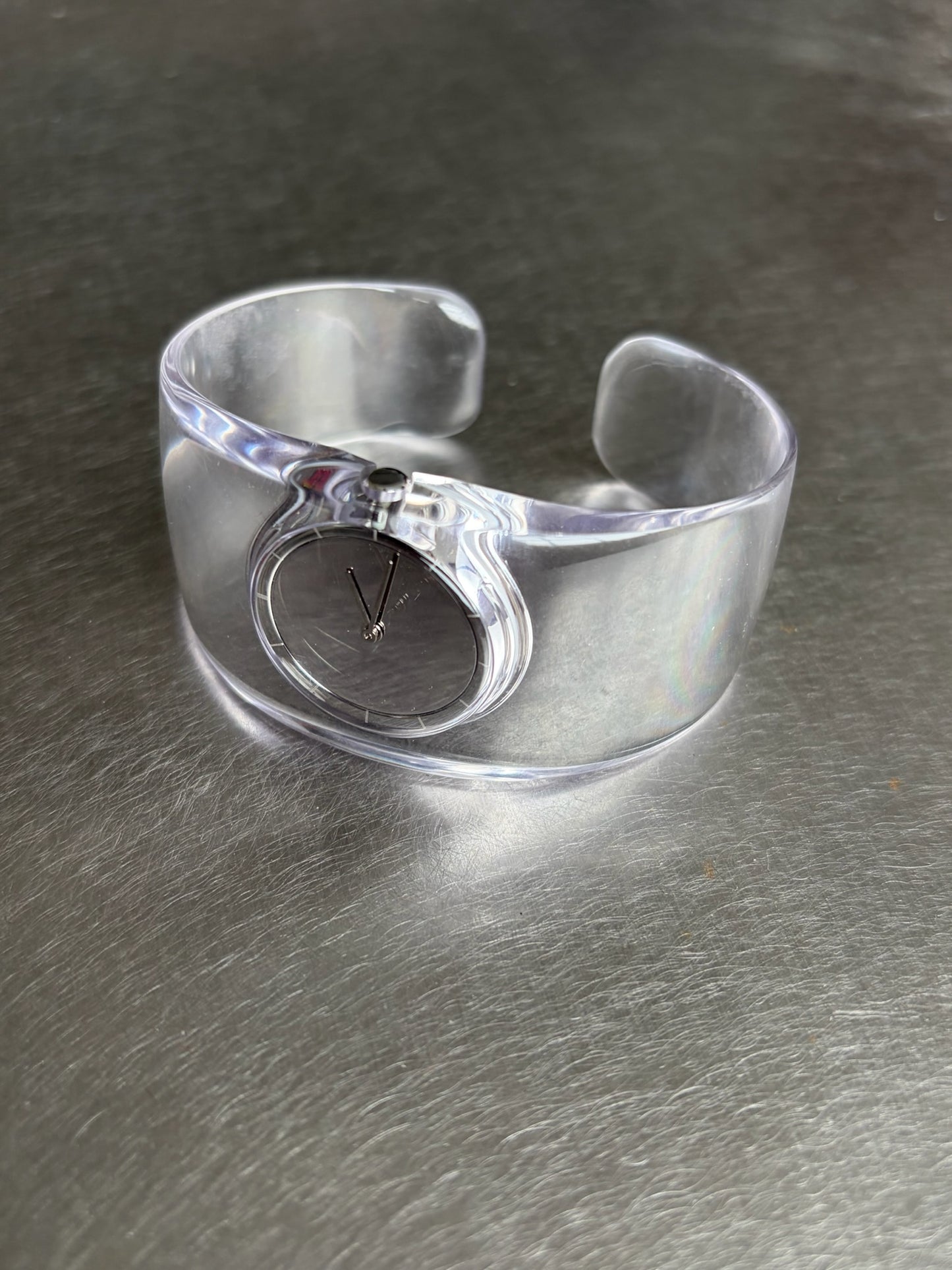 Issey Miyake O Series Transparent Bangle Watch (OS)