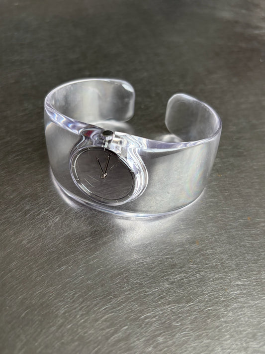 Issey Miyake O Series Transparent Bangle Watch (OS)