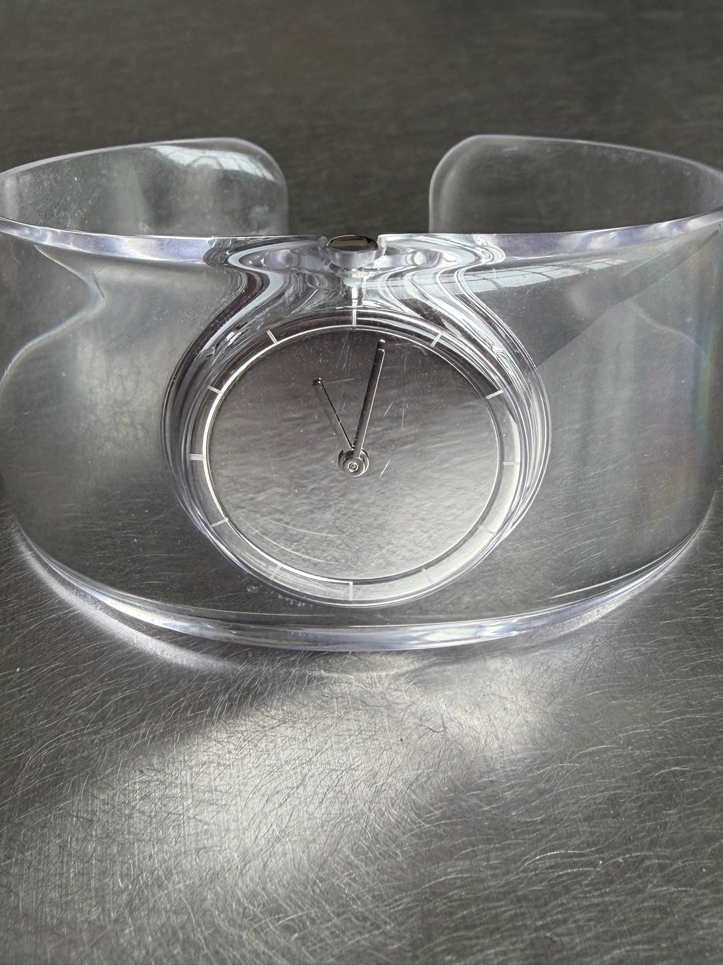 Issey Miyake O Series Transparent Bangle Watch (OS)