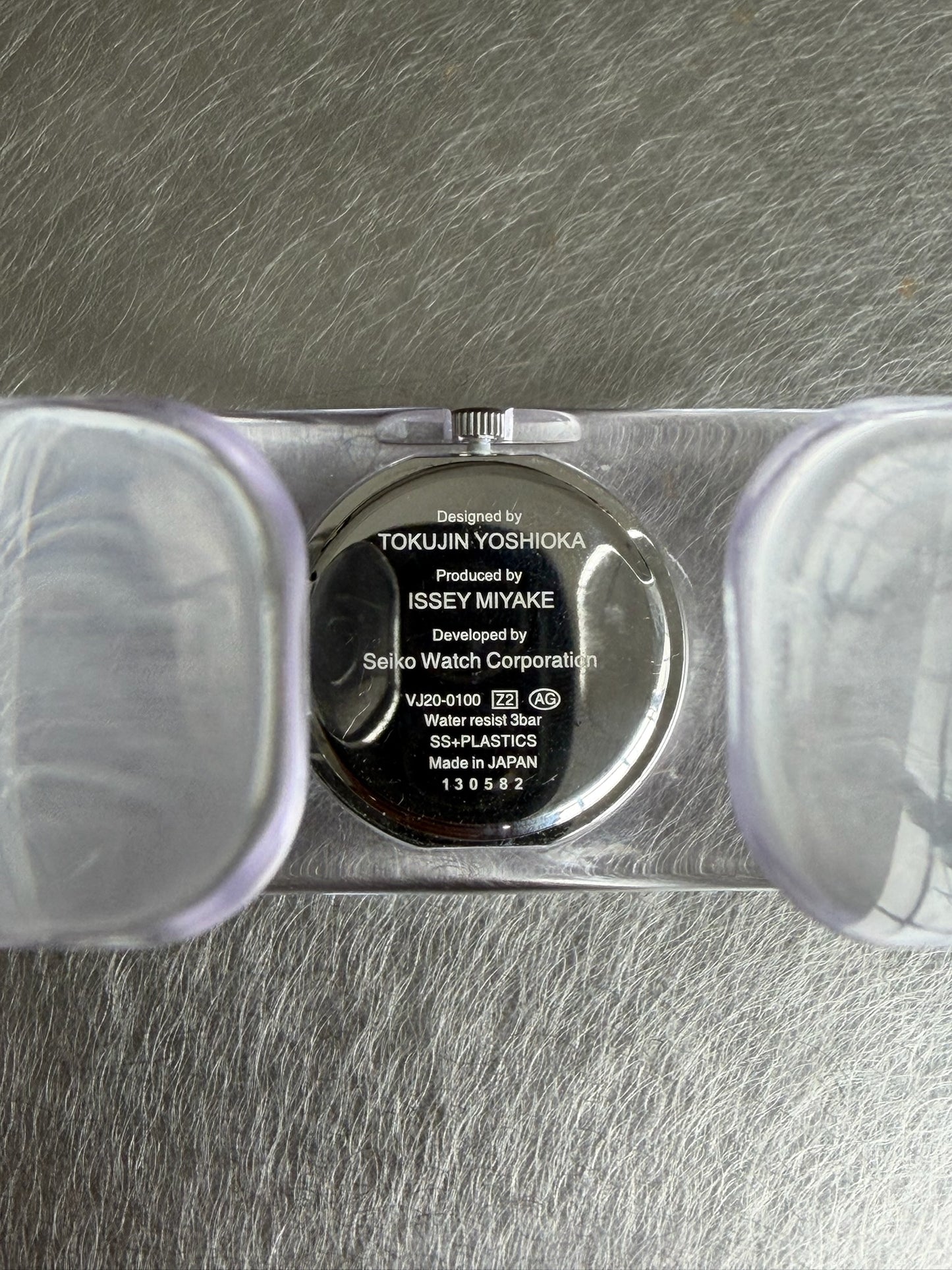 Issey Miyake O Series Transparent Bangle Watch (OS)