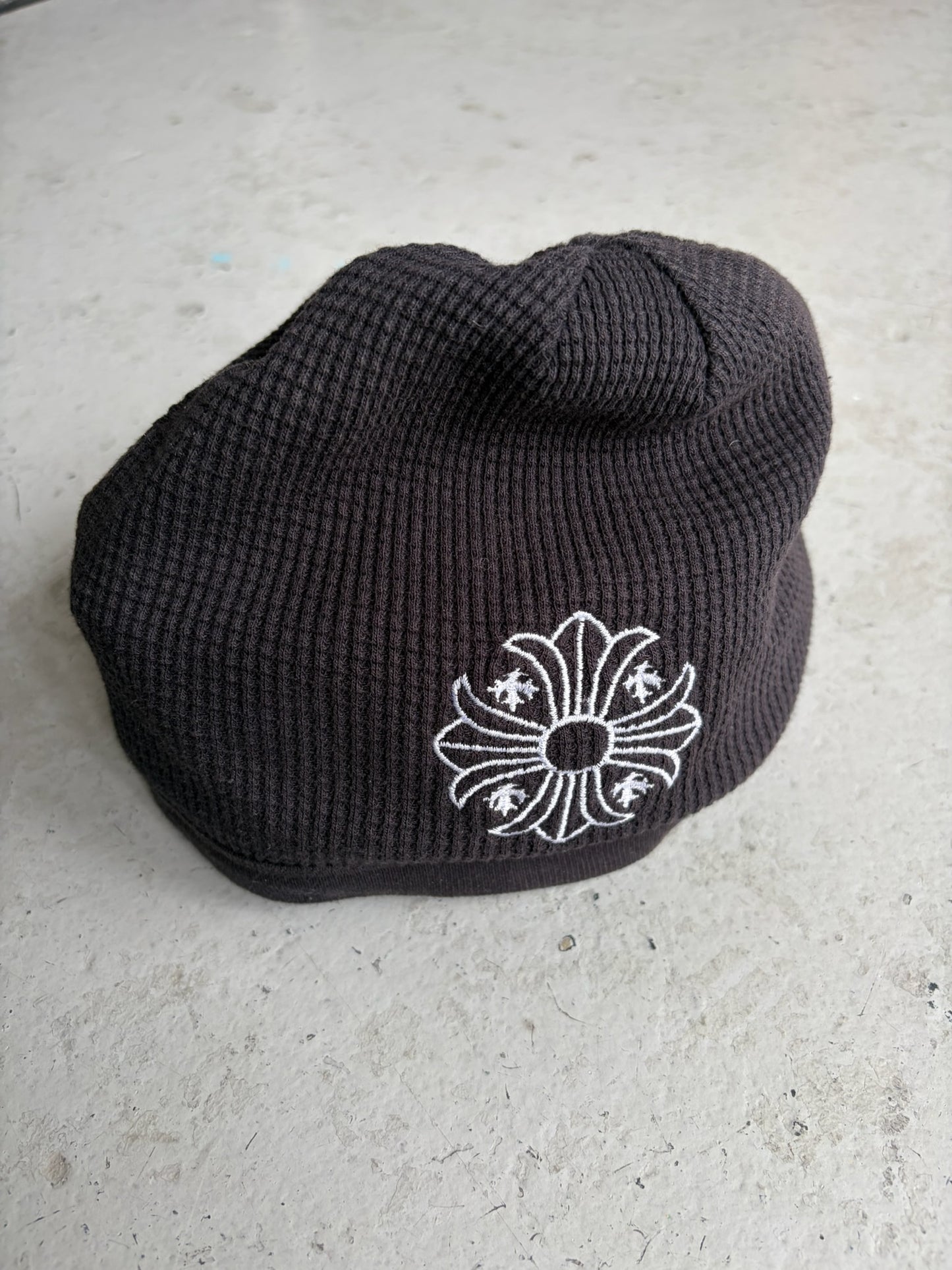 Chrome Hearts Cross Waffle Beanie (OS)