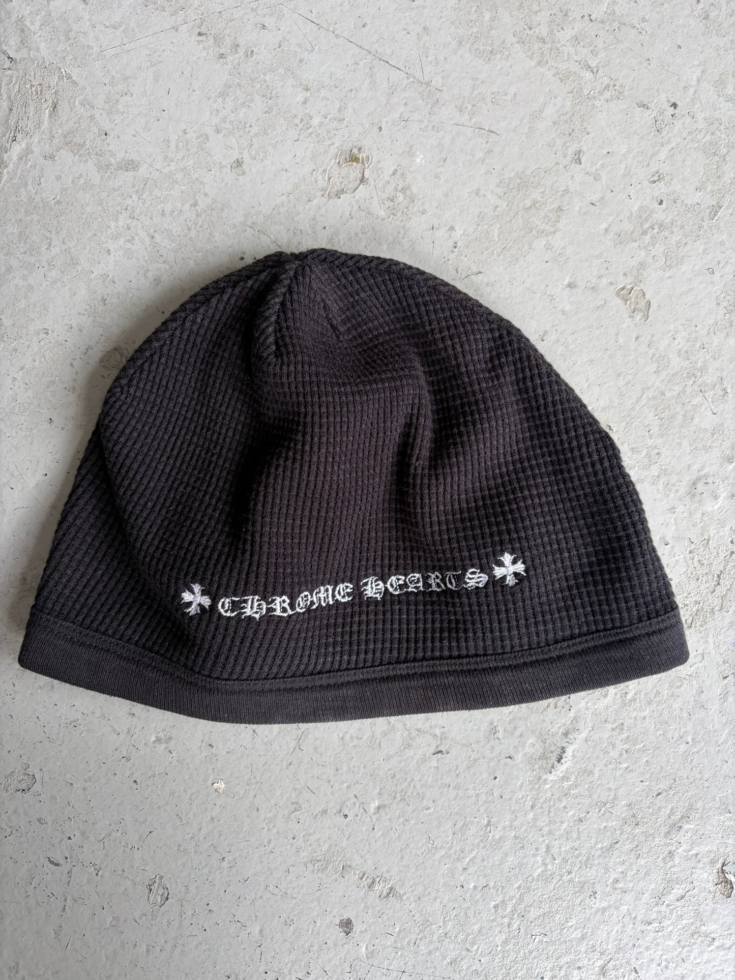 Chrome Hearts Cross Waffle Beanie (OS)