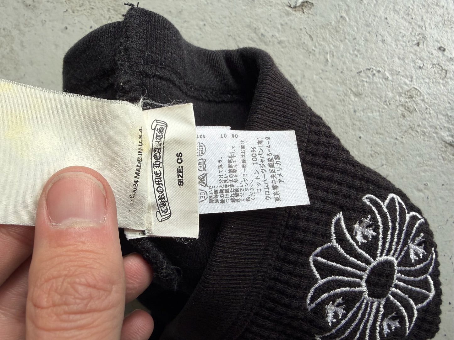 Chrome Hearts Cross Waffle Beanie (OS)