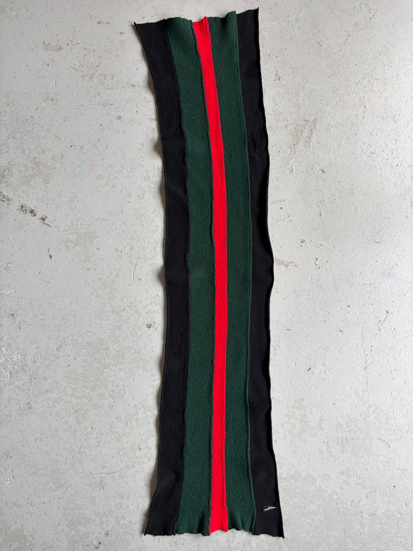 Comme Des Garcons Tricot Gucci Stripe Scarf (OS)