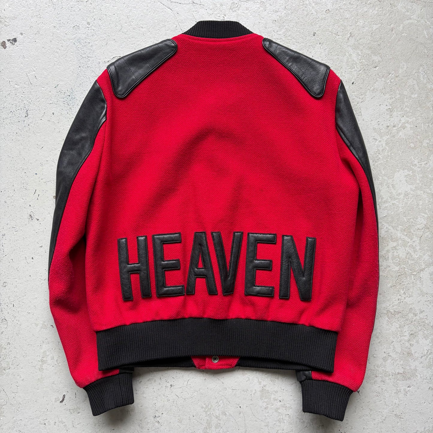Saint Laurent Paris 2017 Red & Black Heaven Jacket (50)