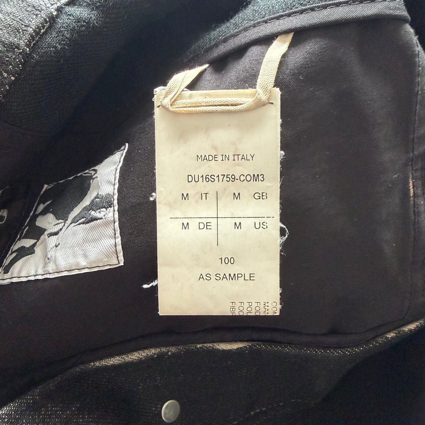Rick Owens DRKSHDW Sample Giacca Worker Jacket (M)