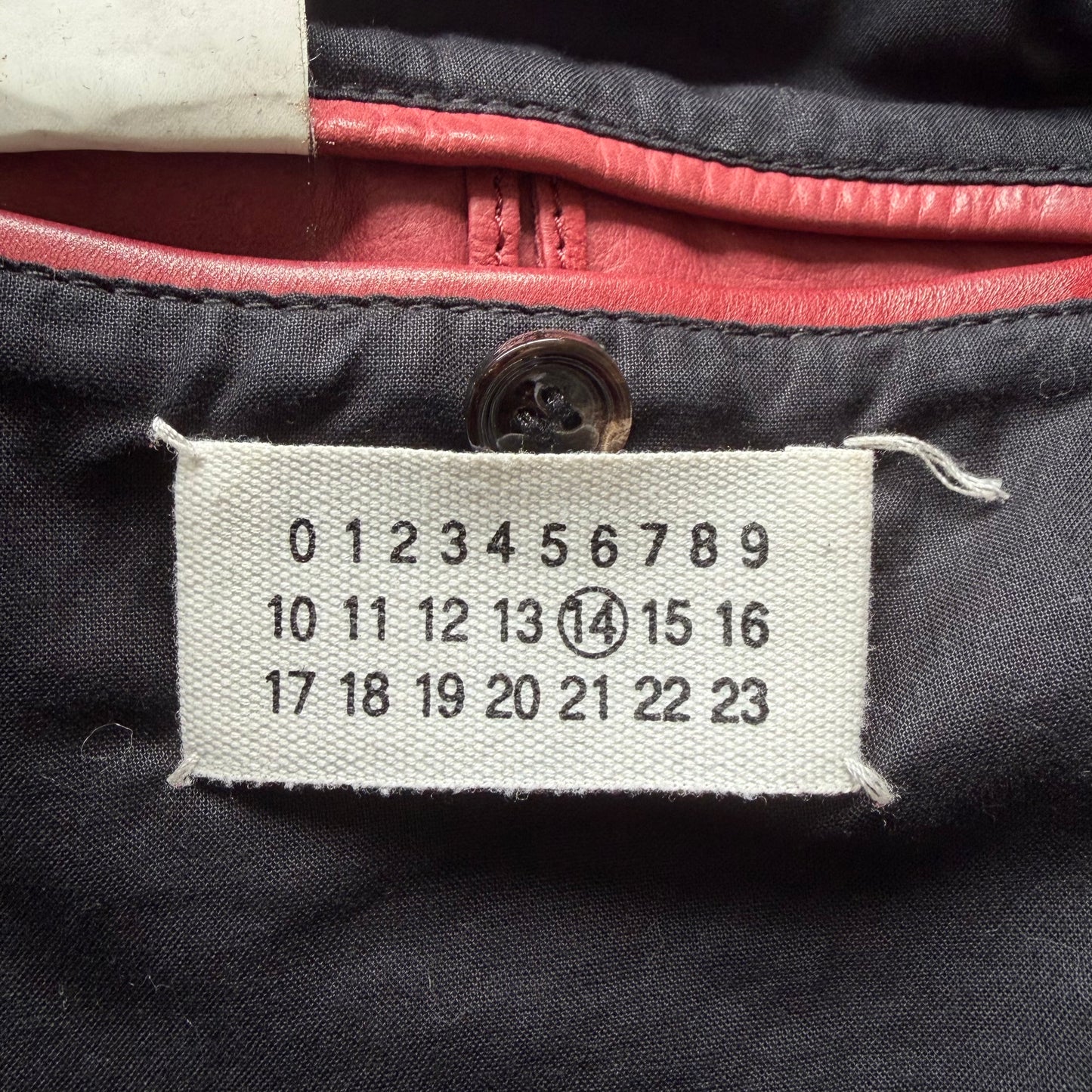 Maison Martin Margiela SS12 5 Zip Leather Jacket(50)