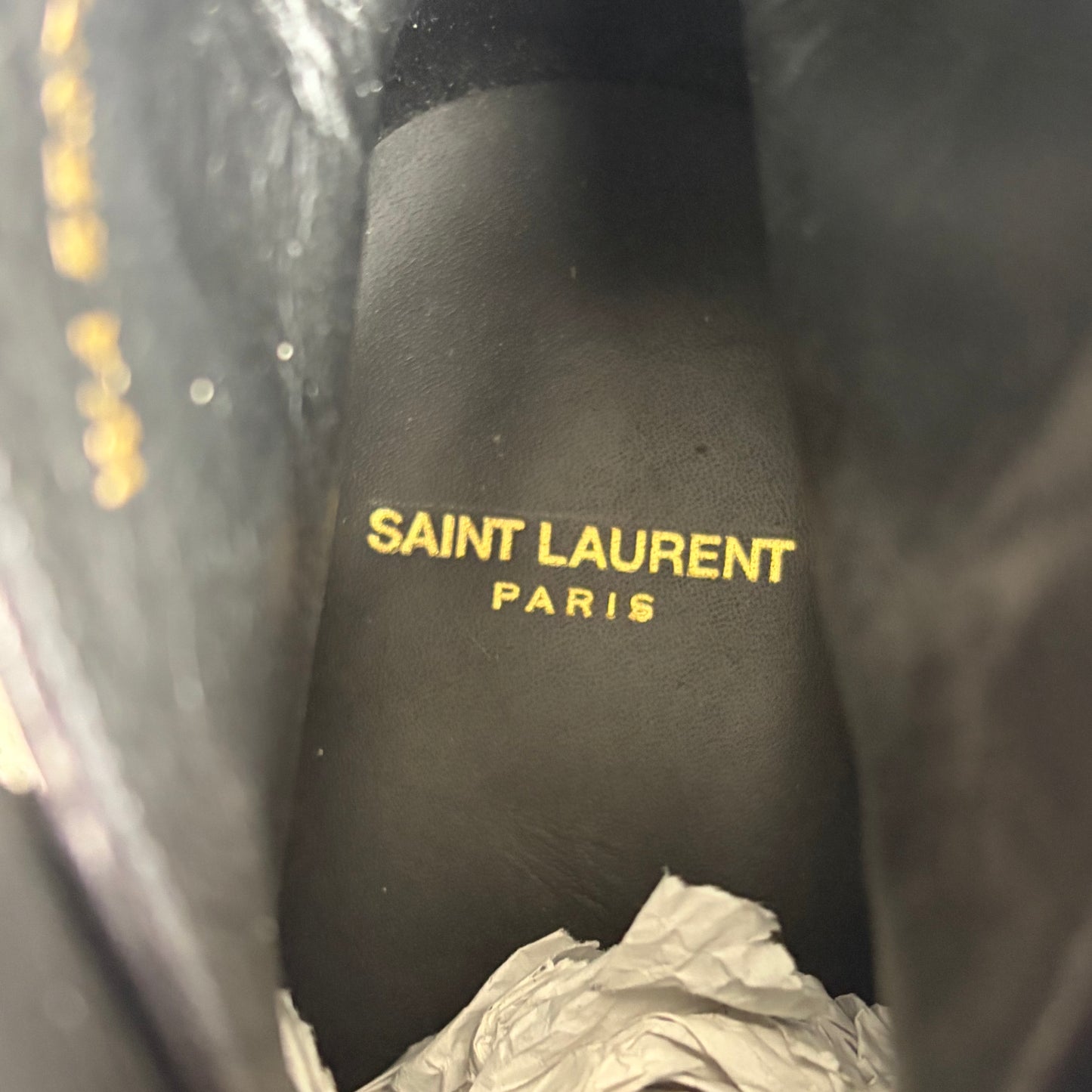 Saint Laurent Paris Dakota Studded Boots (42)