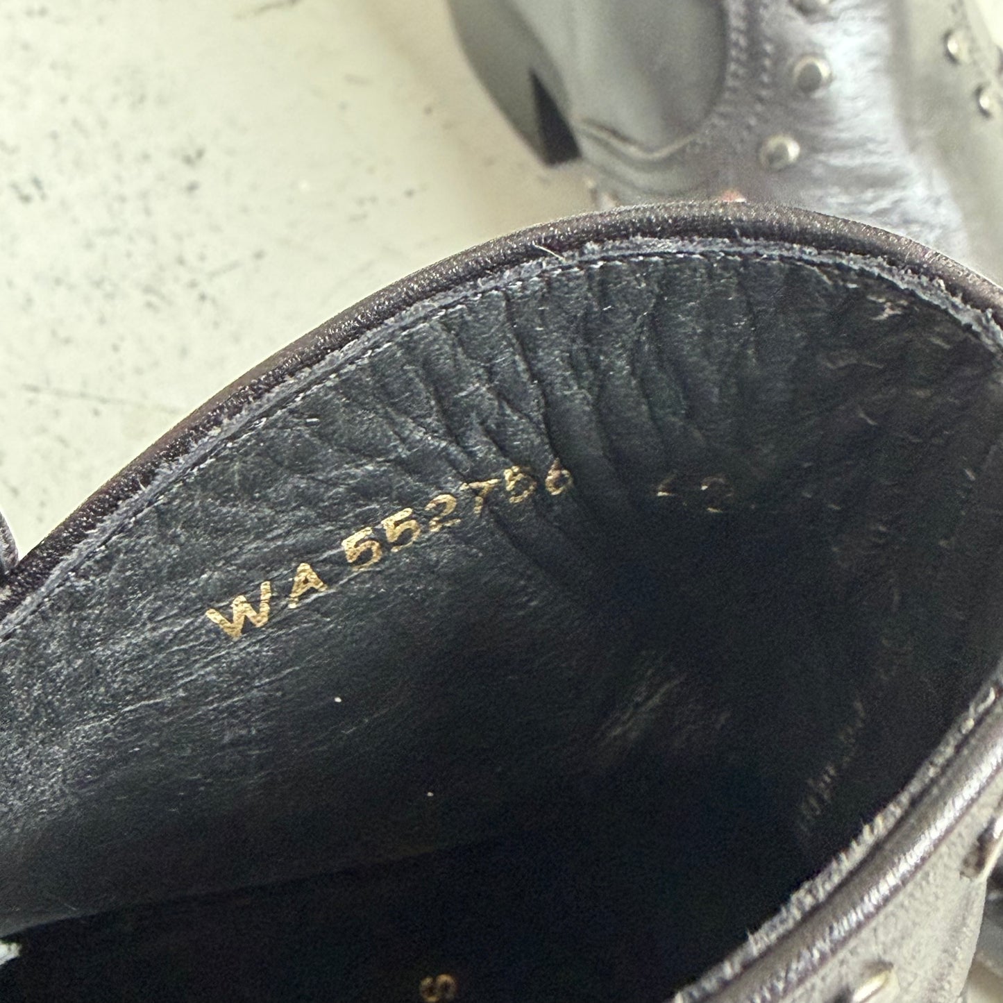 Saint Laurent Paris Dakota Studded Boots (42)