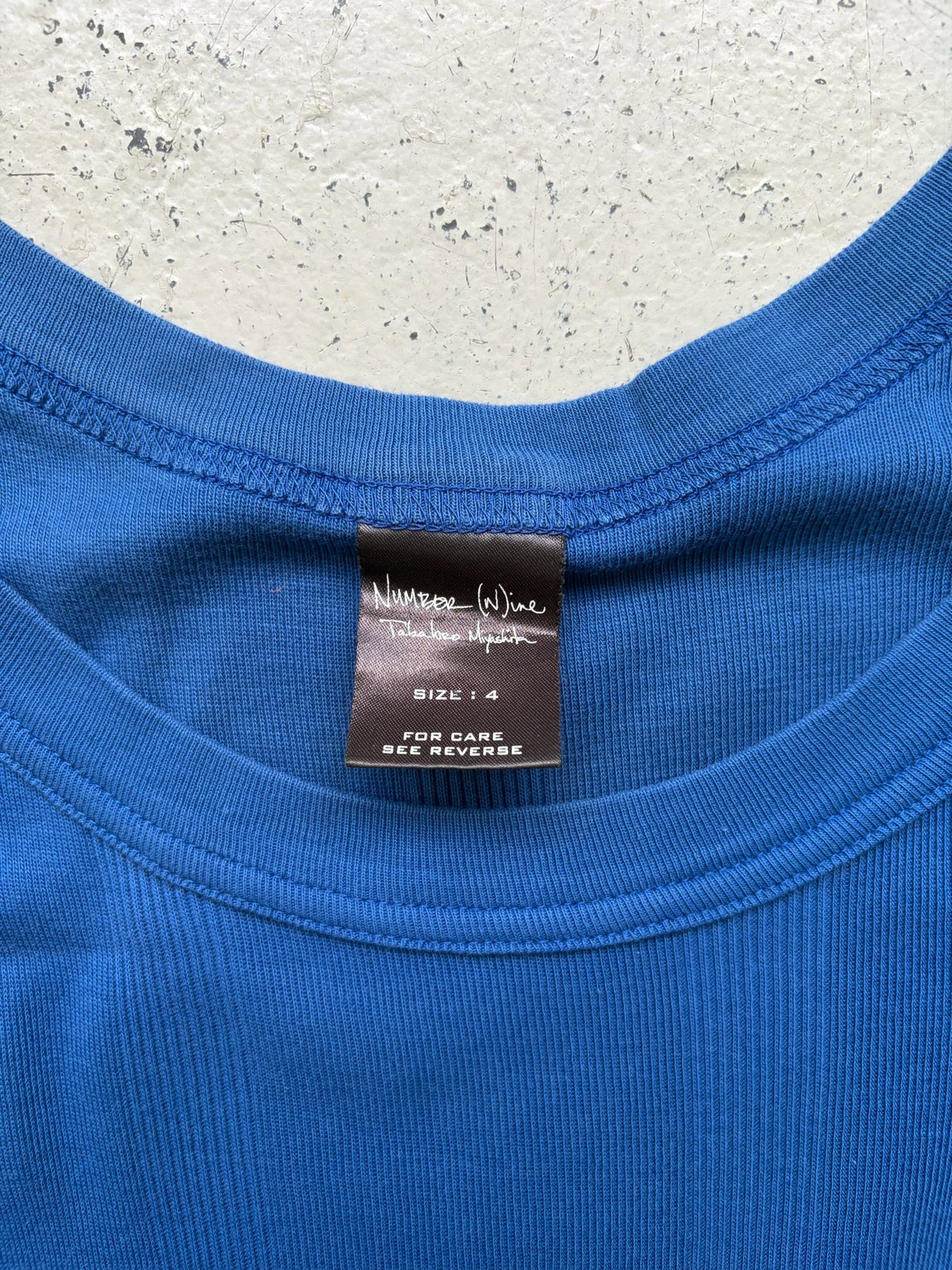 Number (N)ine Blue Tank Top (4)