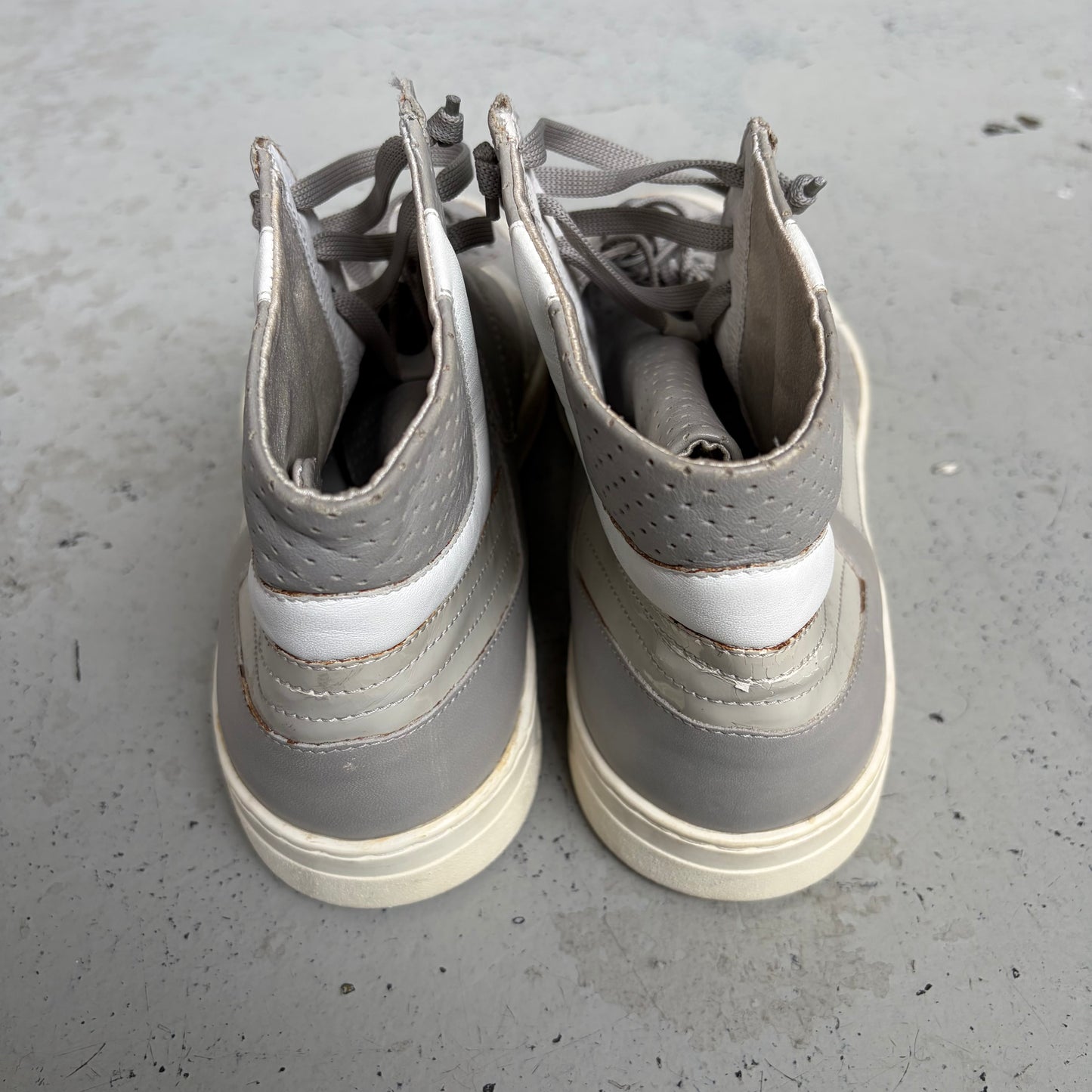 Dirk Bikkembergs Grey High Top Sneakers (44)