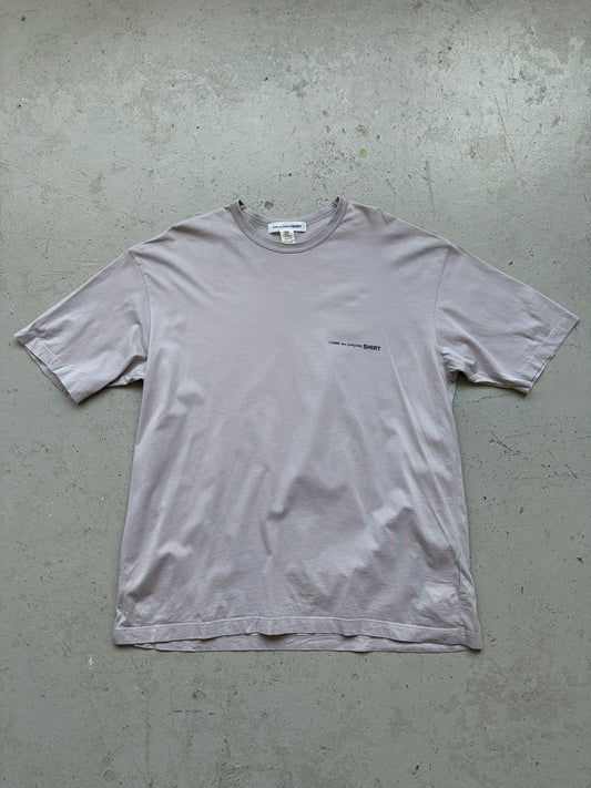Comme Des Garcons Shirt Grey Short Sleeve Shirt (XL)